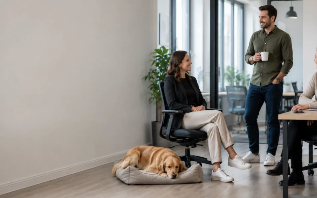 Kollegen, Allergien, Ängste: Wie Bürohunde im Team funktionieren