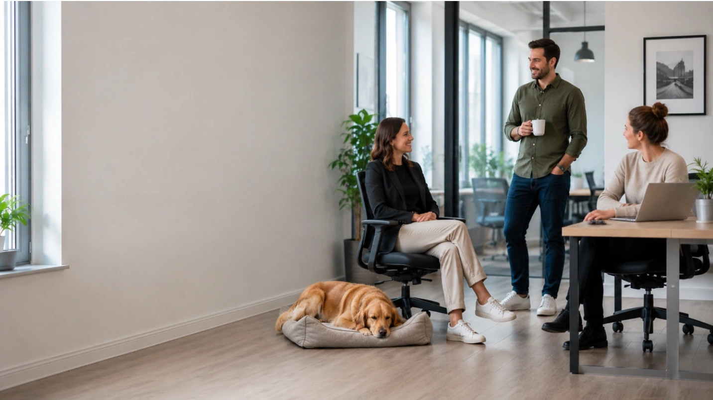 Bürohund erlaubt? Was vorher unbedingt geklärt sein sollte